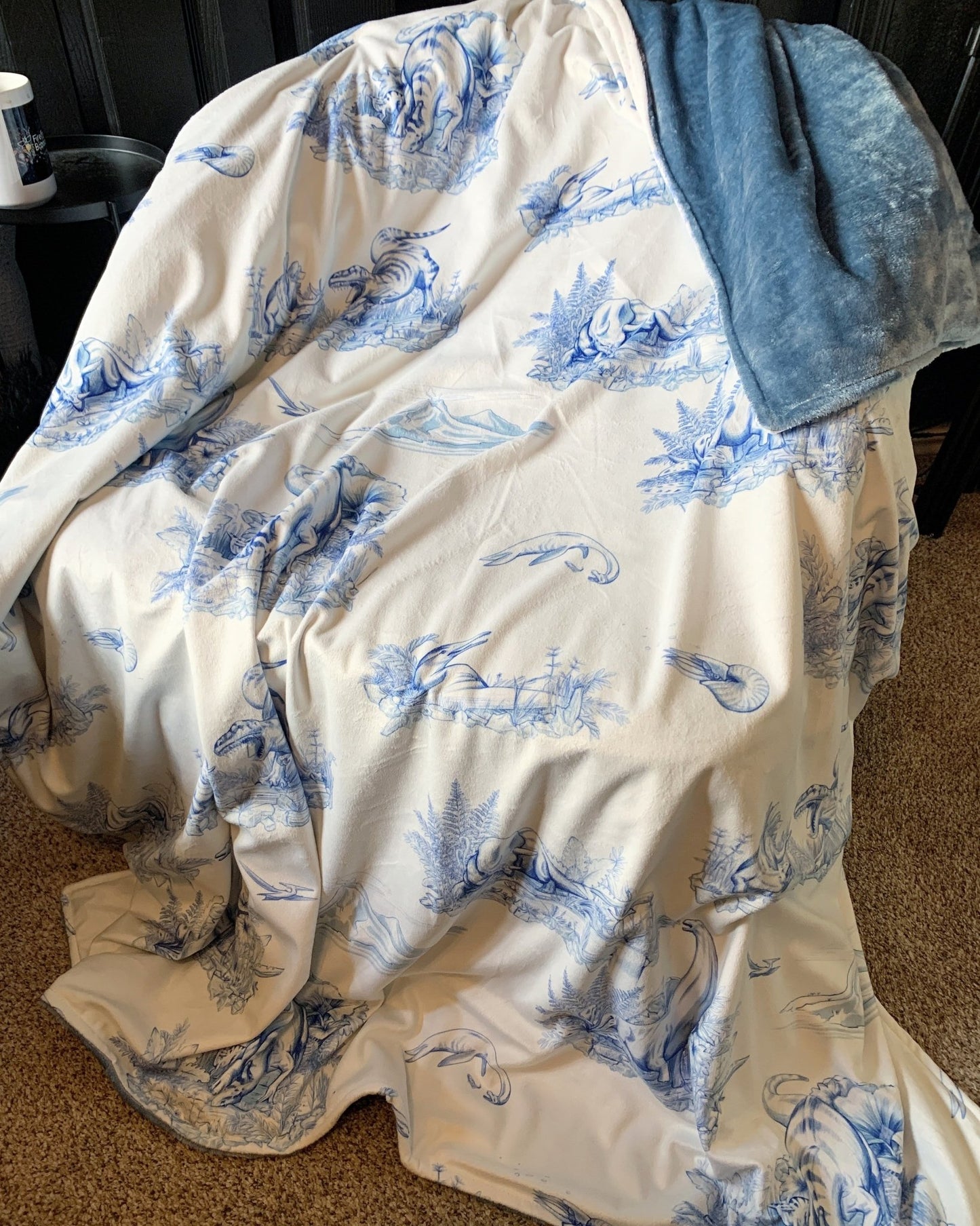 Custom Grownup Blankies - Eclectic, Minky Blanket - FireflyBazaarTX