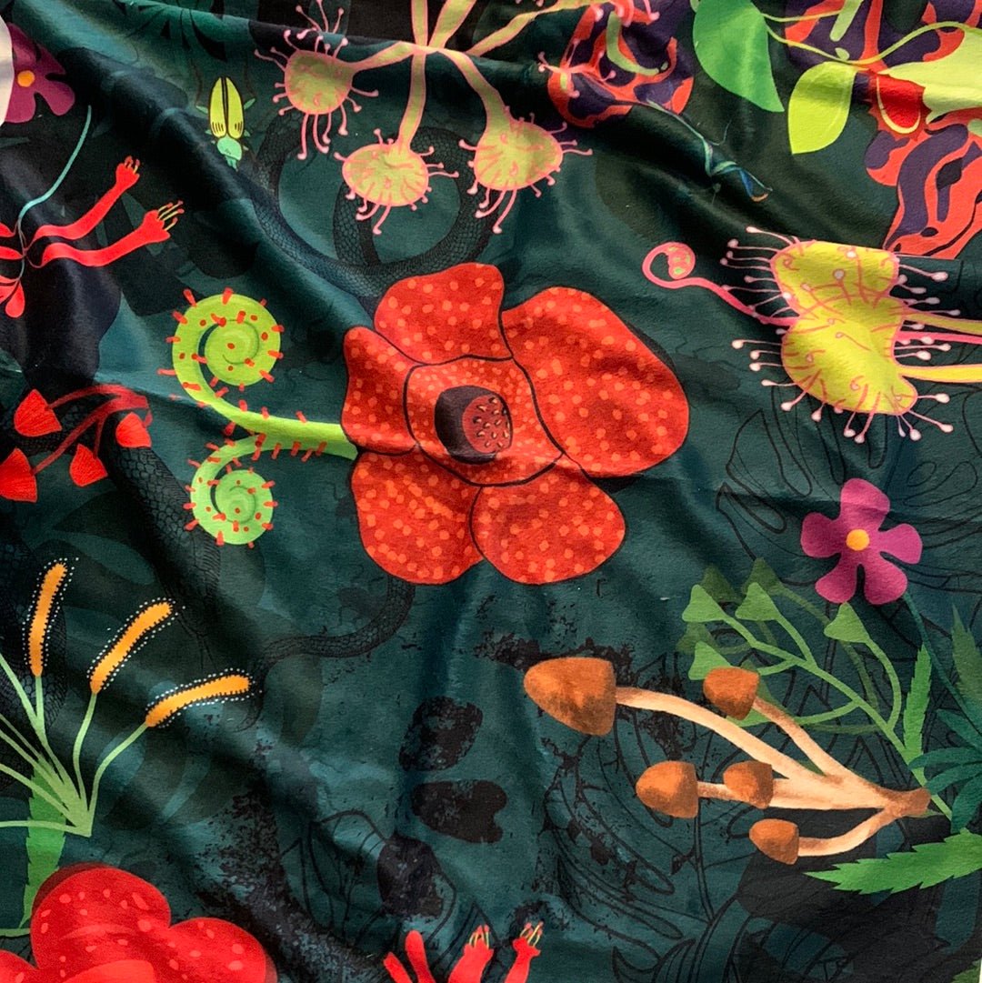 Custom Grownup Blankies - Eclectic, Minky Blanket - FireflyBazaarTX