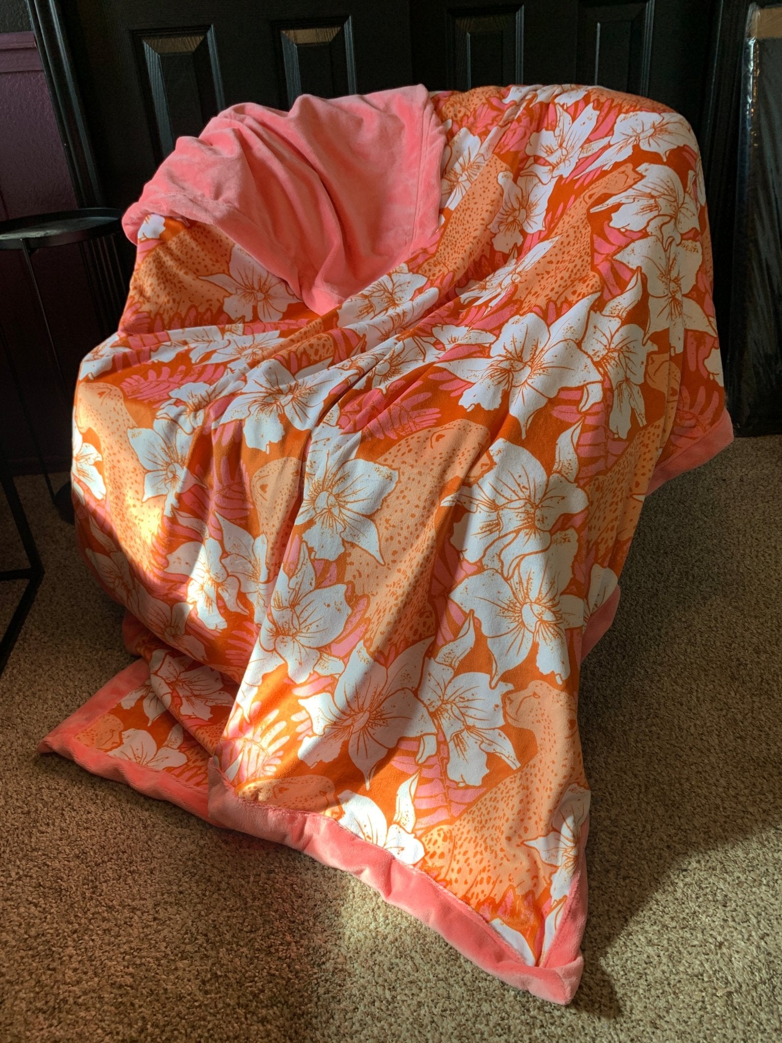 Custom Grownup Blankies - Eclectic, Minky Blanket - FireflyBazaarTX