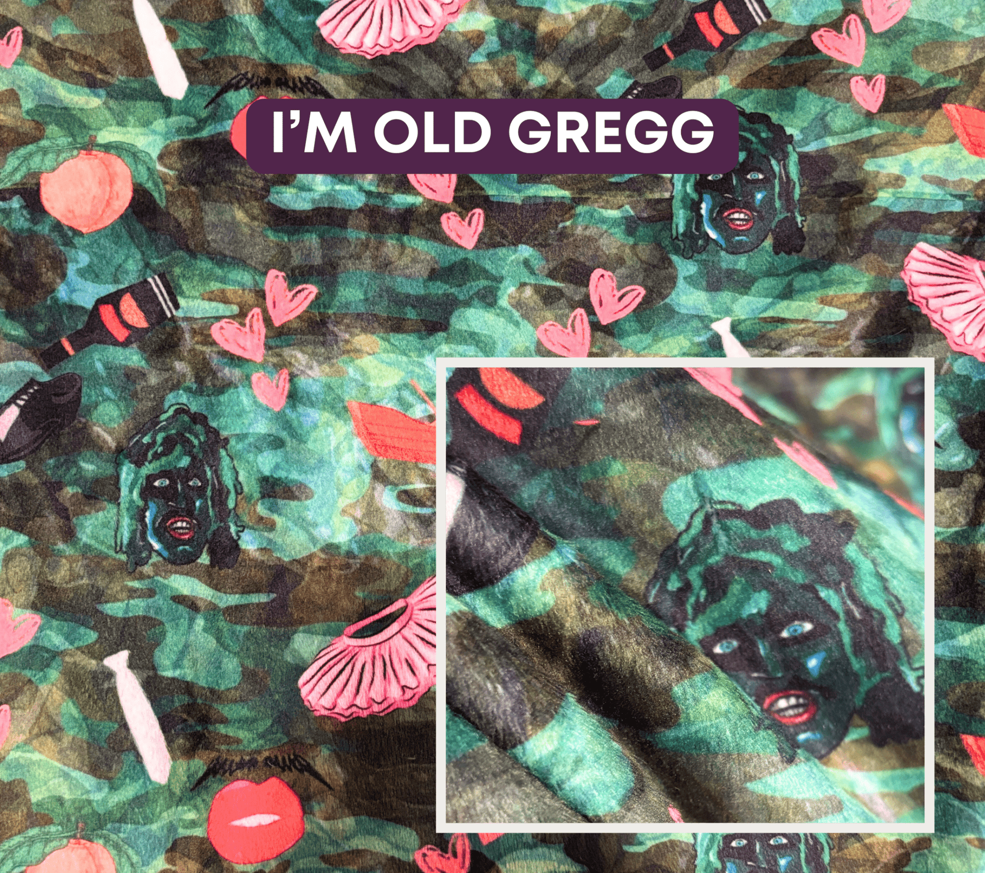 Custom Grownup Blankies - Eclectic, Minky Blanket - FireflyBazaarTX