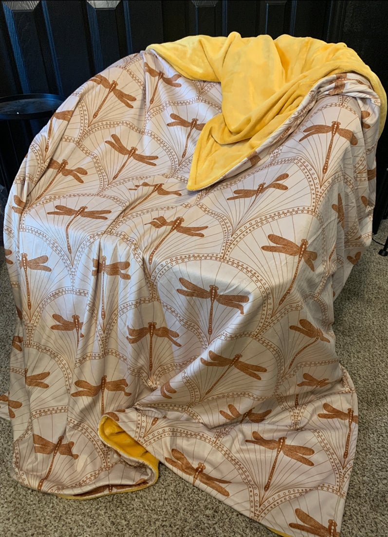 Custom Grownup Blankies - Light Collection, Minky Blanket - FireflyBazaarTX