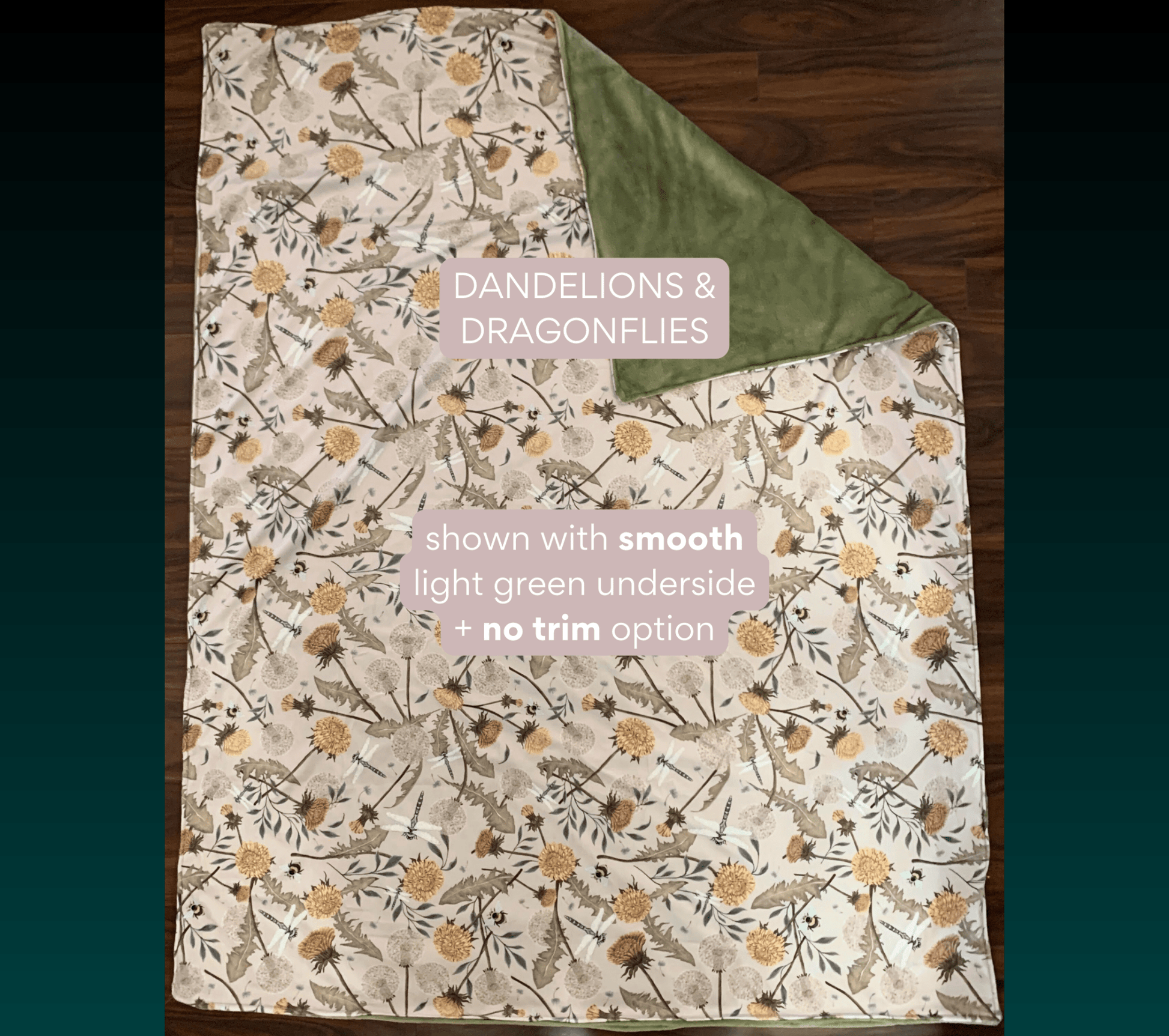 Custom Grownup Blankies - Light Collection, Minky Blanket - FireflyBazaarTX
