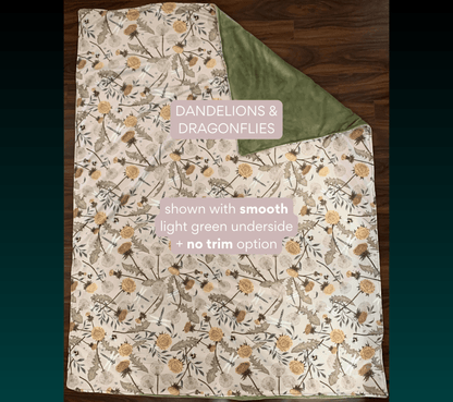 Custom Grownup Blankies - Light Collection, Minky Blanket - FireflyBazaarTX