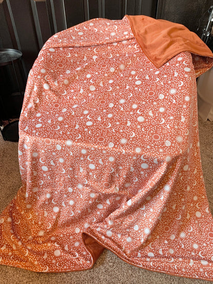 Custom Grownup Blankies - Light Collection, Minky Blanket - FireflyBazaarTX