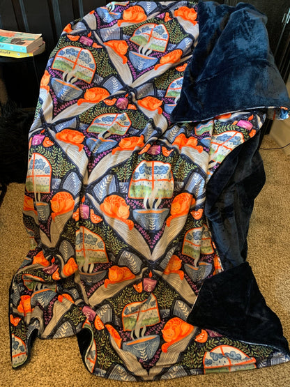Custom Grownup Blankies - Light Collection, Minky Blanket - FireflyBazaarTX