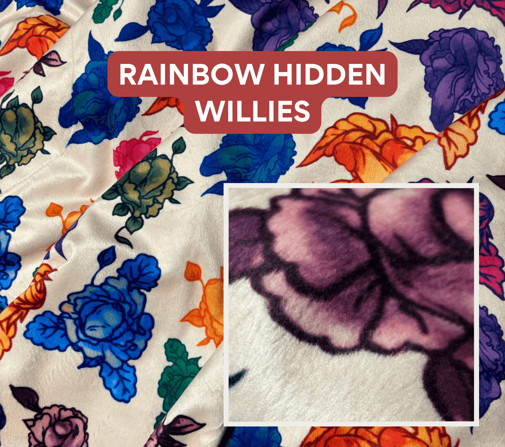 Custom Grownup Blankies - Spicy Collection Minky Blanket - FireflyBazaarTX