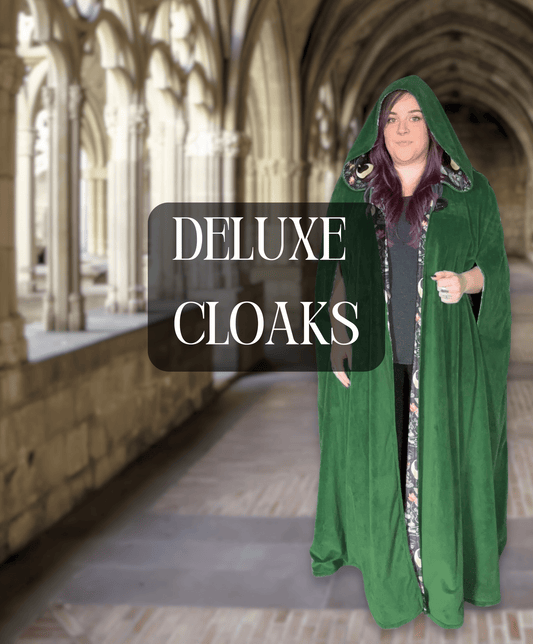 Deluxe Minky Cloak - Customizable Hooded Cape - FireflyBazaarTX