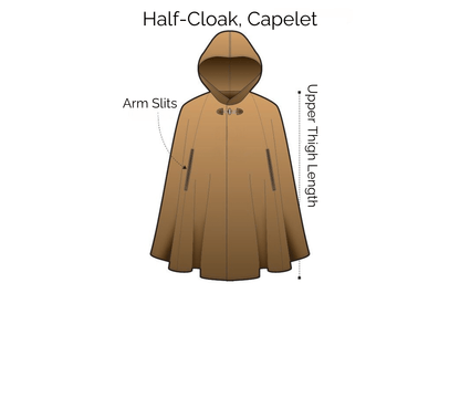 Deluxe Minky Cloak - Customizable Hooded Cape - FireflyBazaarTX