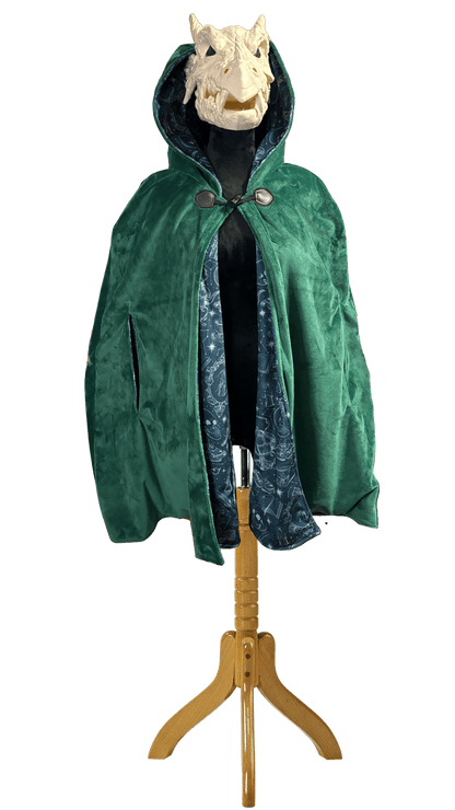 Deluxe Minky Cloak - Customizable Hooded Cape - FireflyBazaarTX