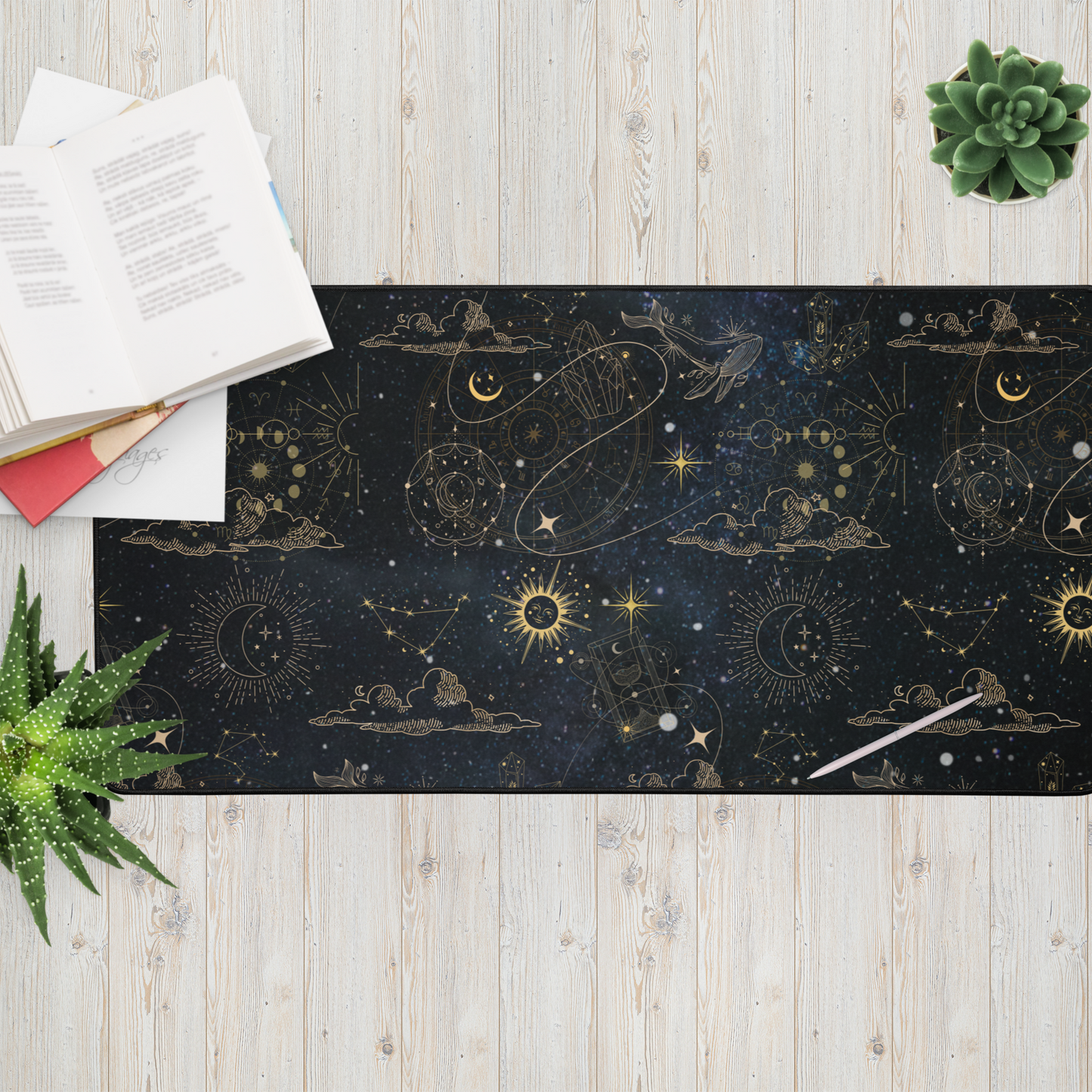 Celestial Night Sky Desk mat