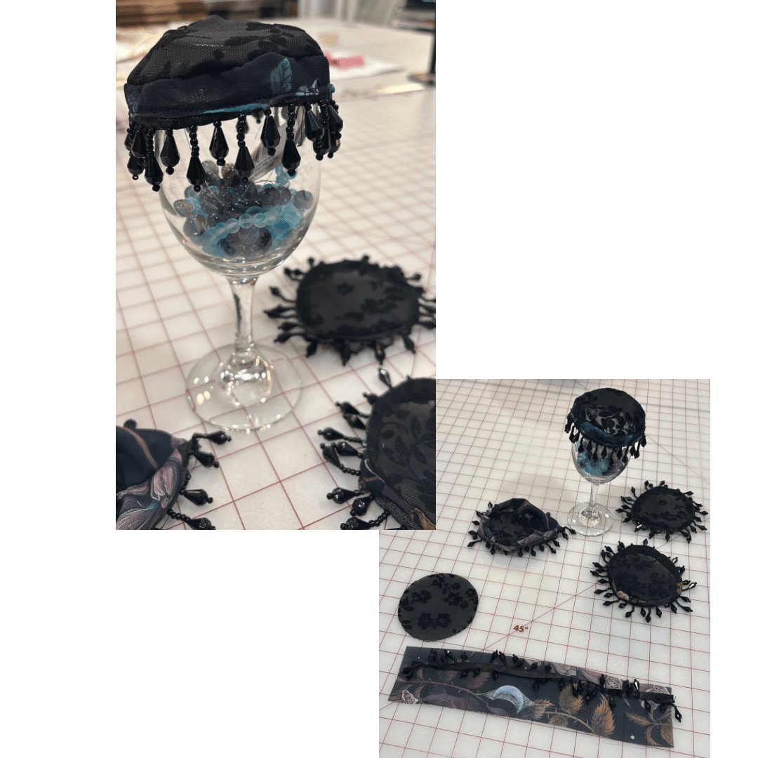 Drink Covers - Mesh and Beaded Covers for your glasses or cups - FireflyBazaarTX