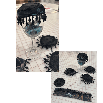 Drink Covers - Mesh and Beaded Covers for your glasses or cups - FireflyBazaarTX