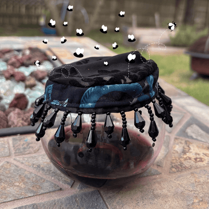 Drink Covers - Mesh and Beaded Covers for your glasses or cups - FireflyBazaarTX
