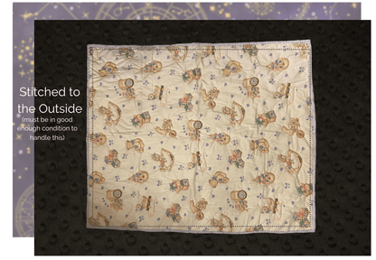 Entomb Baby Blankie into New Grownup Blankie - FireflyBazaarTX