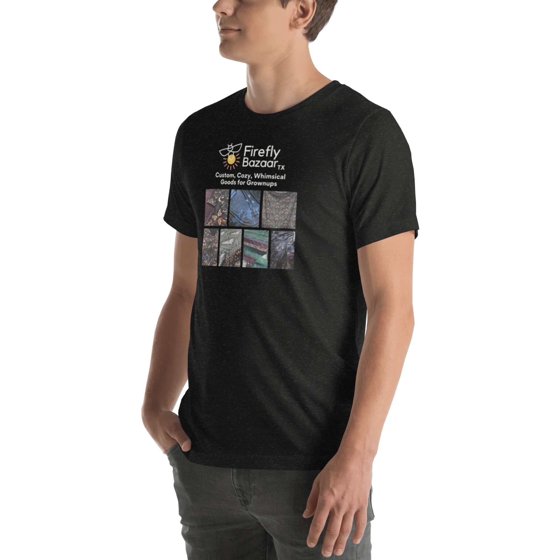 Firefly Bazaar Print Grid T-shirt - FireflyBazaarTX
