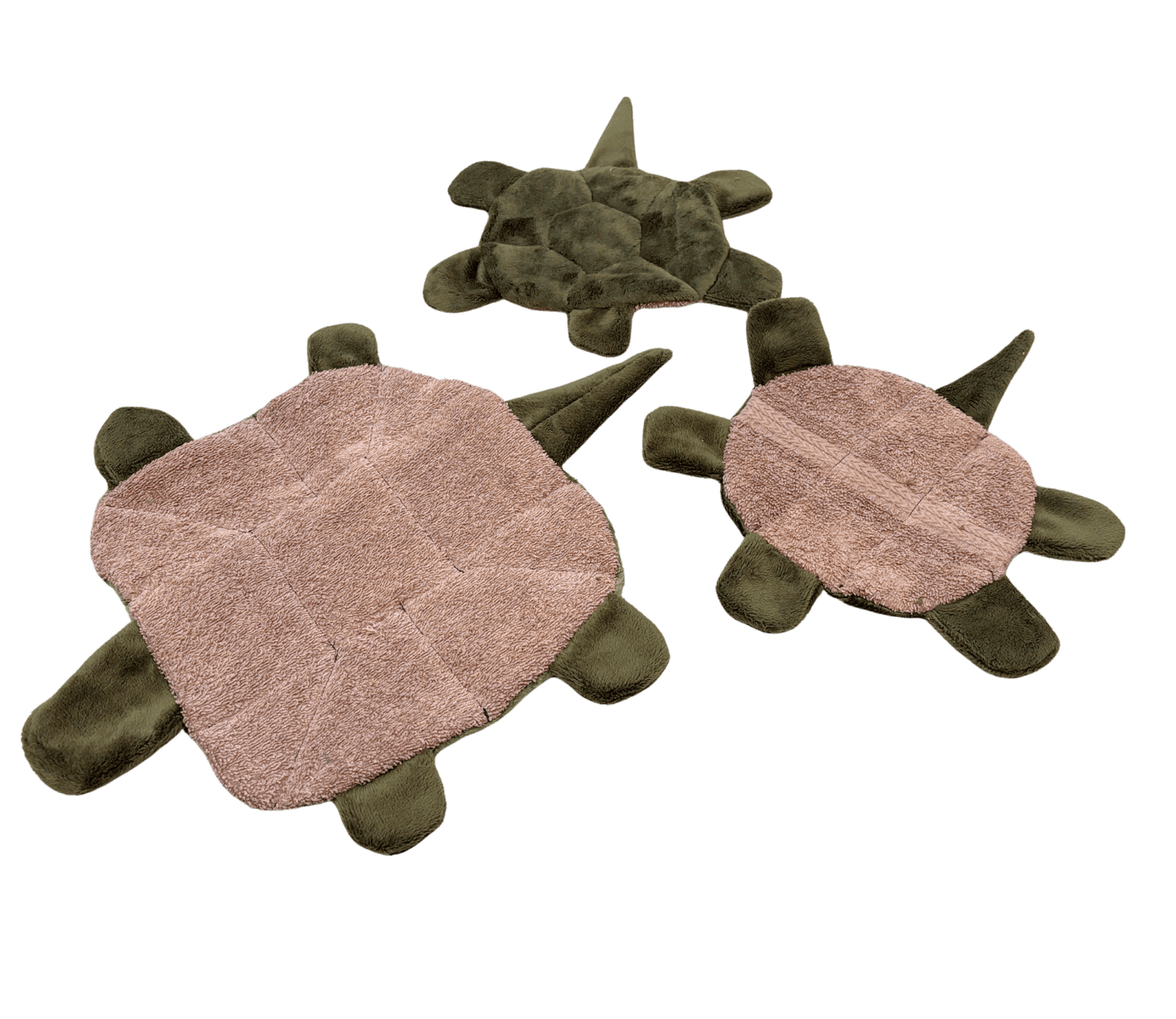 Floor Turtle - Handmade Scrap Upcycled Floor Towel Spill Cleanup Rag - FireflyBazaarTX