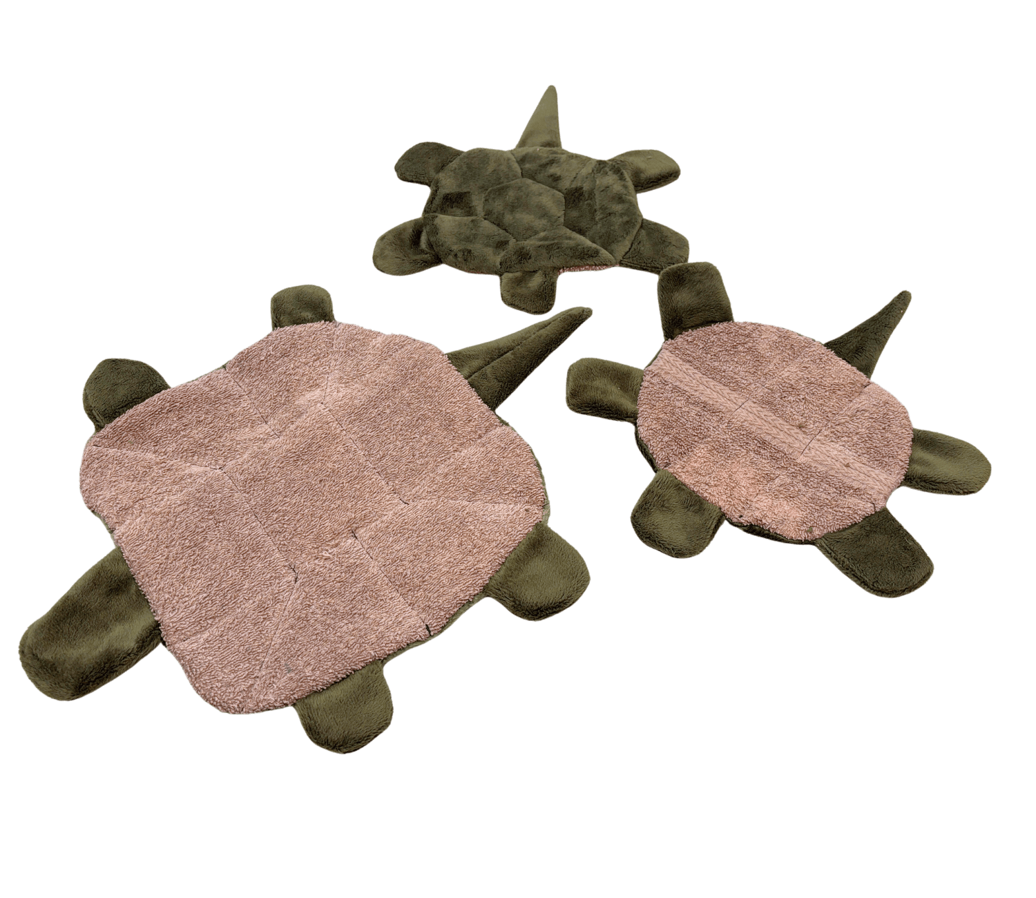 Floor Turtle - Handmade Scrap Upcycled Floor Towel Spill Cleanup Rag - FireflyBazaarTX