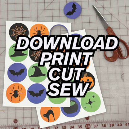 Halloween Bunting PDF Printable - FireflyBazaarTX