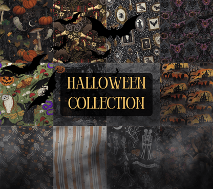 Halloween Collection - Curated Prints for Custom Grownup Blankies - FireflyBazaarTX
