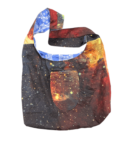 Hobo Bag - Cotton Reversible Double Layered - FireflyBazaarTX