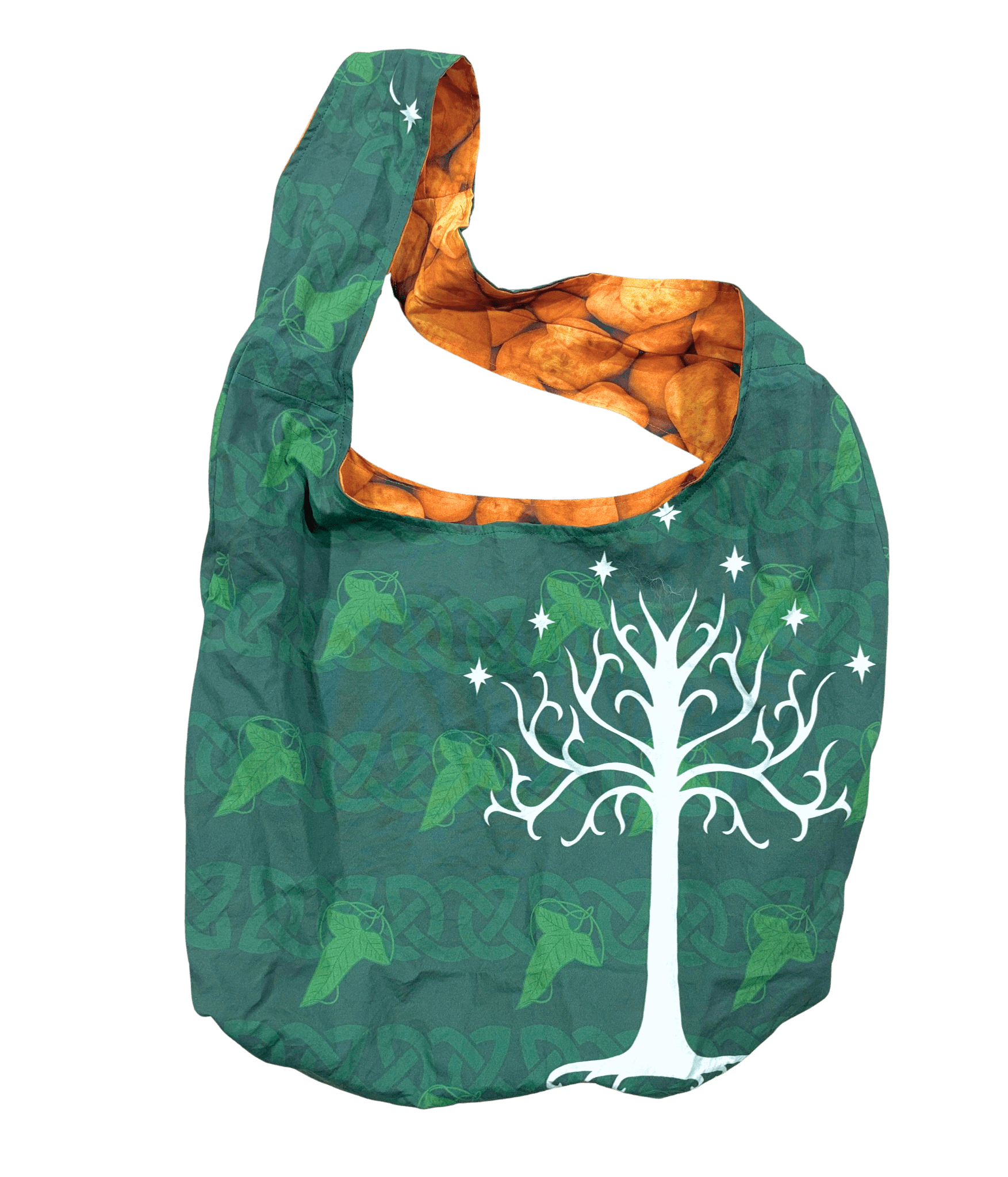 Hobo Bag - Cotton Reversible Double Layered - FireflyBazaarTX