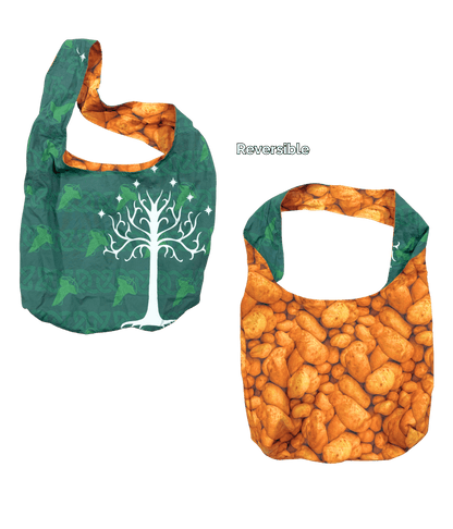 Hobo Bag - Cotton Reversible Double Layered - FireflyBazaarTX