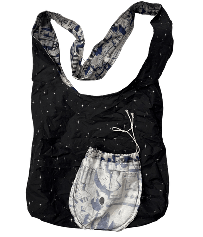 Hobo Bag - Cotton Reversible Double Layered - FireflyBazaarTX