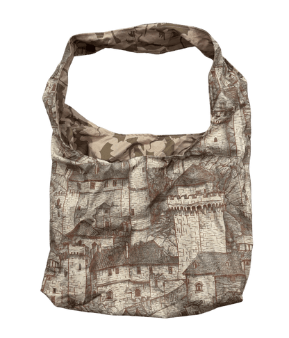 Hobo Bag - Cotton Reversible Double Layered - FireflyBazaarTX