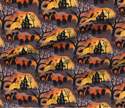 Custom Grownup Blankies - Halloween Collection, Minky Blanket