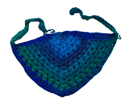 Kid - Made Crocheted Bandanas - Handmade headband, headcovering - FireflyBazaarTX