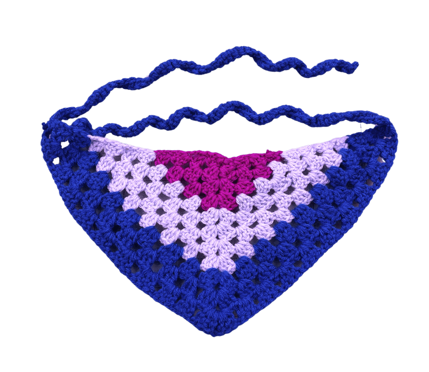 Kid - Made Crocheted Bandanas - Handmade headband, headcovering - FireflyBazaarTX
