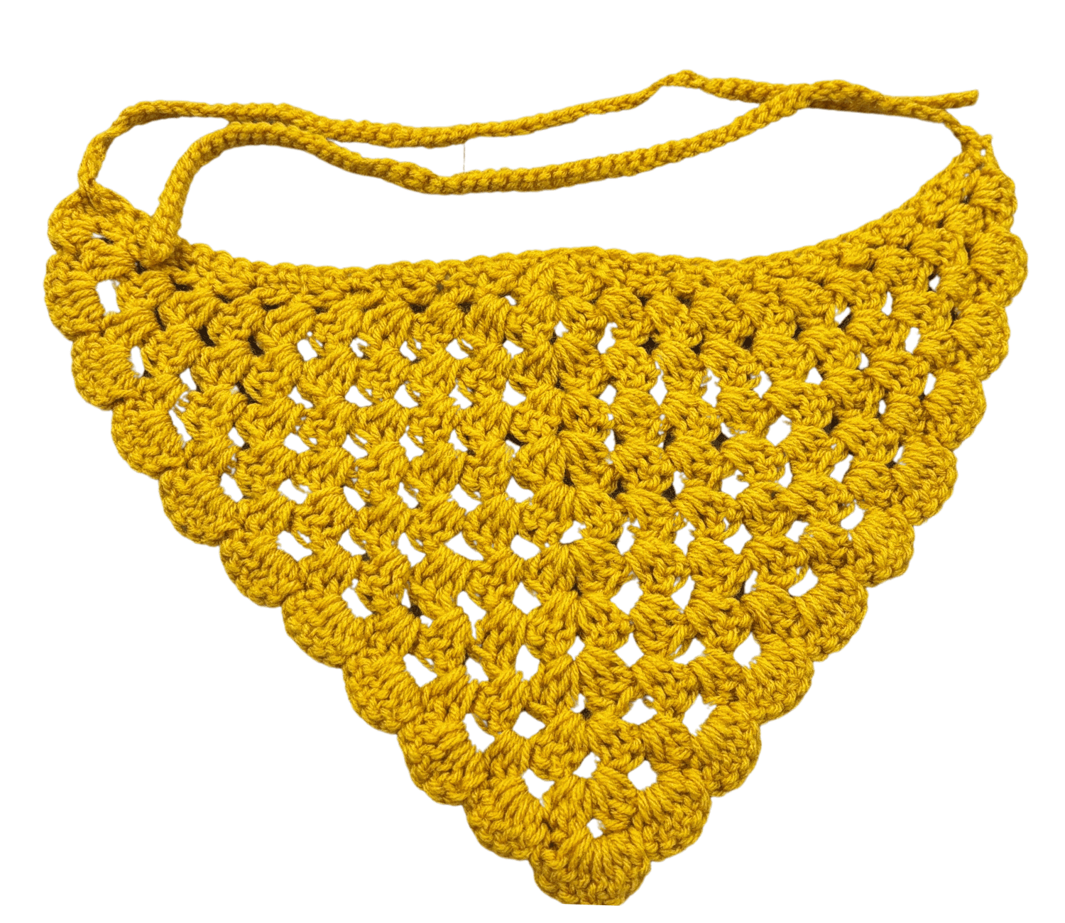 Kid - Made Crocheted Bandanas - Handmade headband, headcovering - FireflyBazaarTX