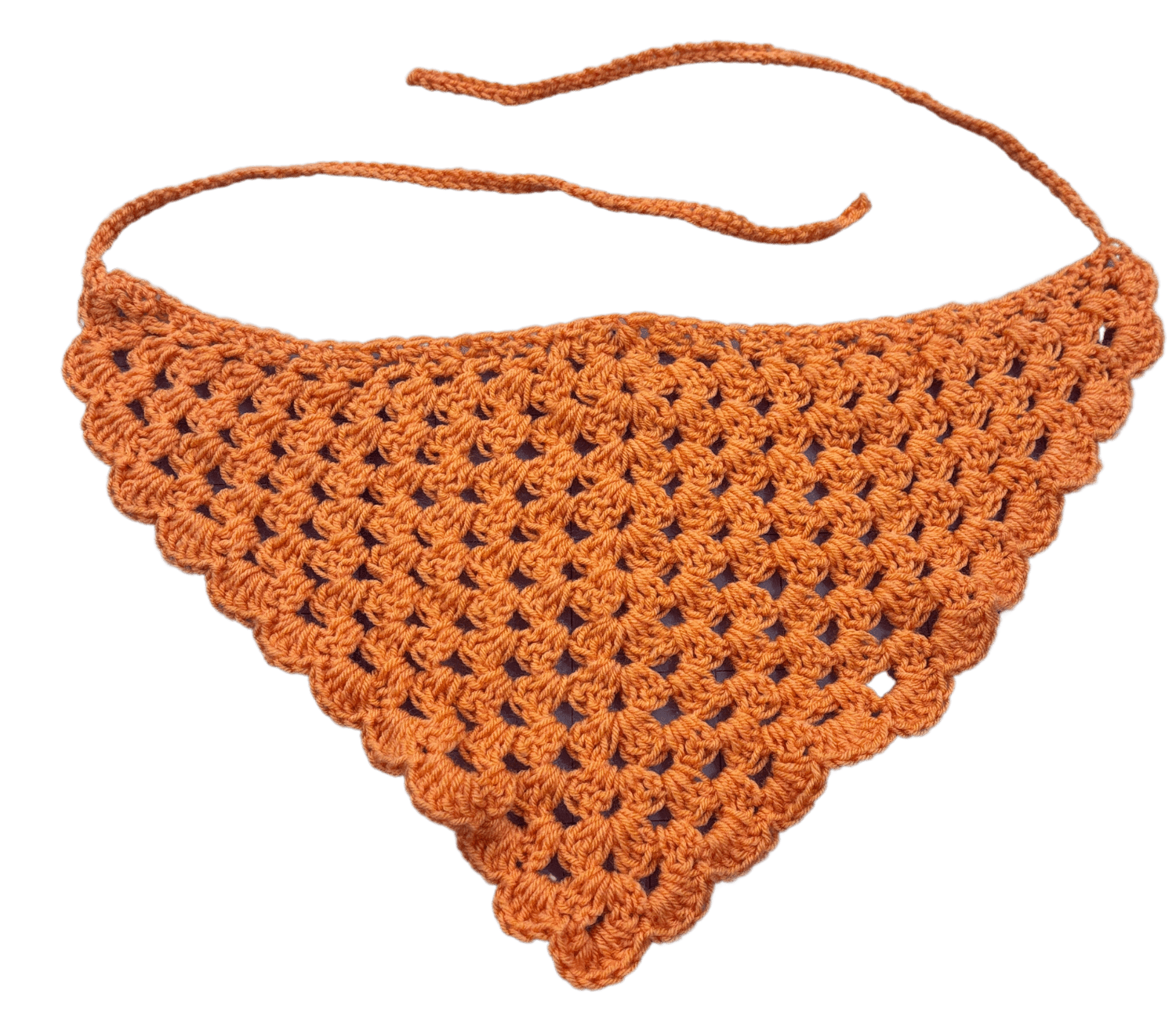 Kid - Made Crocheted Bandanas - Handmade headband, headcovering - FireflyBazaarTX