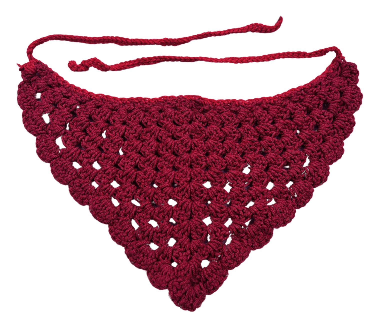 Kid - Made Crocheted Bandanas - Handmade headband, headcovering - FireflyBazaarTX