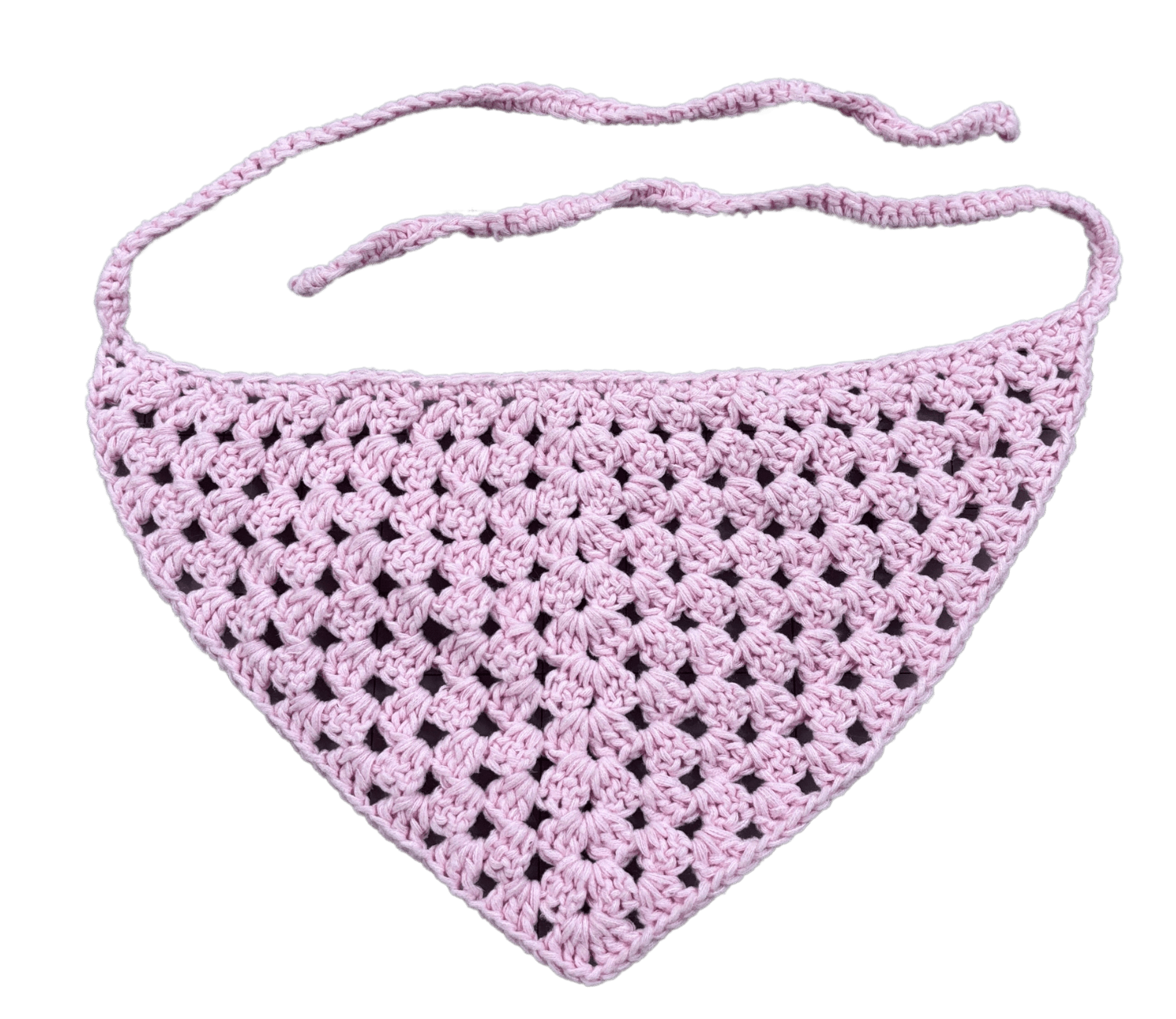 Kid - Made Crocheted Bandanas - Handmade headband, headcovering - FireflyBazaarTX