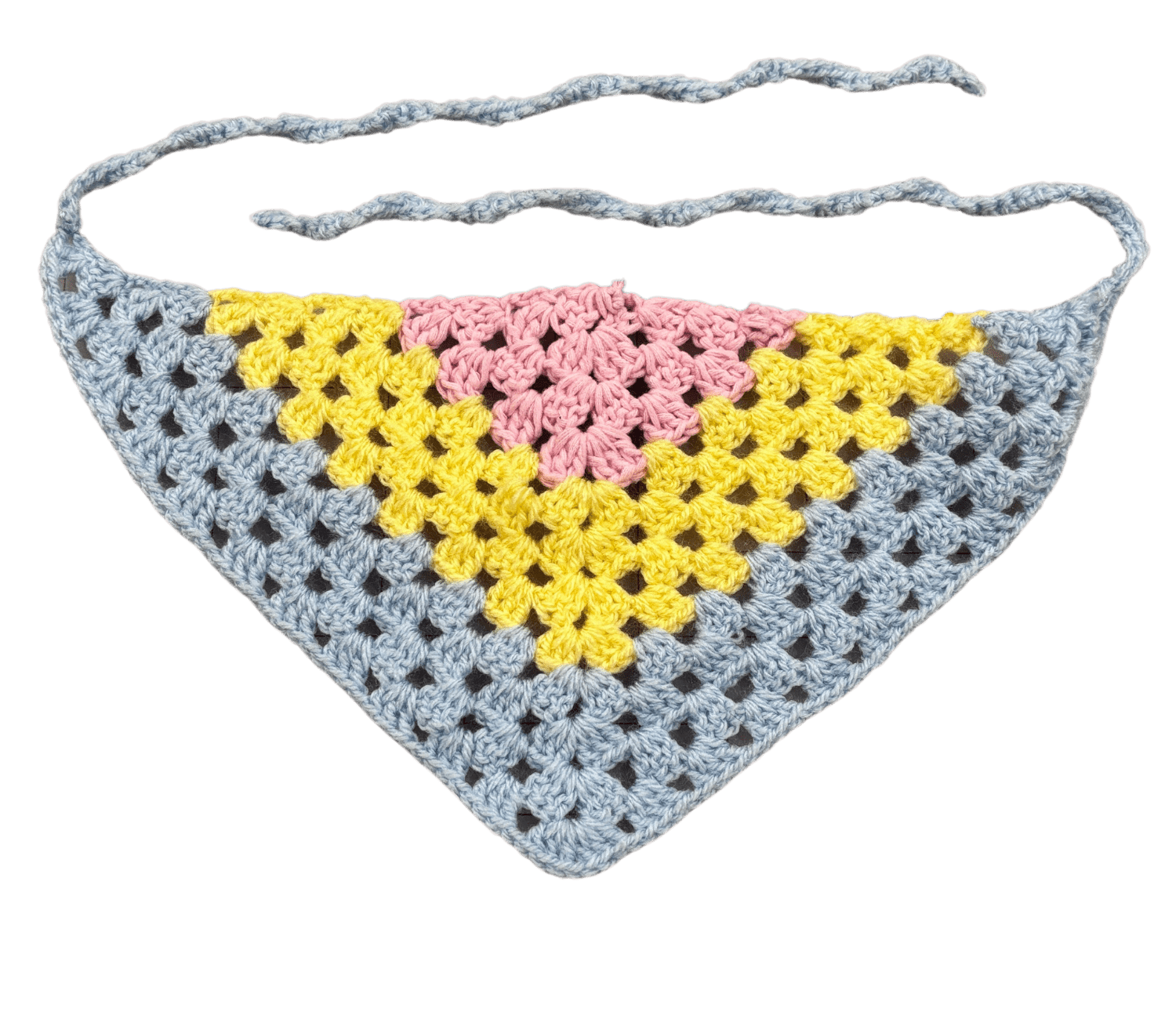 Kid - Made Crocheted Bandanas - Handmade headband, headcovering - FireflyBazaarTX