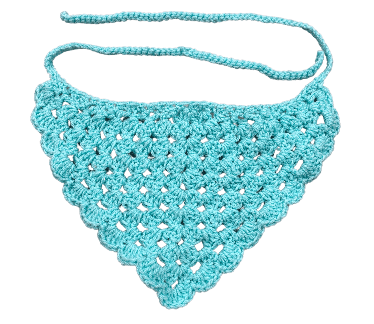 Kid - Made Crocheted Bandanas - Handmade headband, headcovering - FireflyBazaarTX