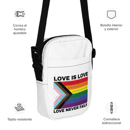 Love Never Fails Crossbody Bag - FireflyBazaarTX