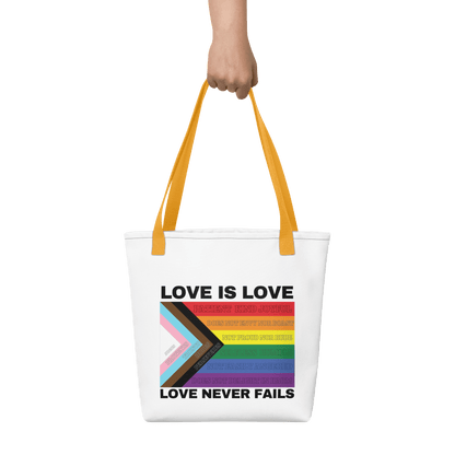 Love Never Fails Tote bag - FireflyBazaarTX