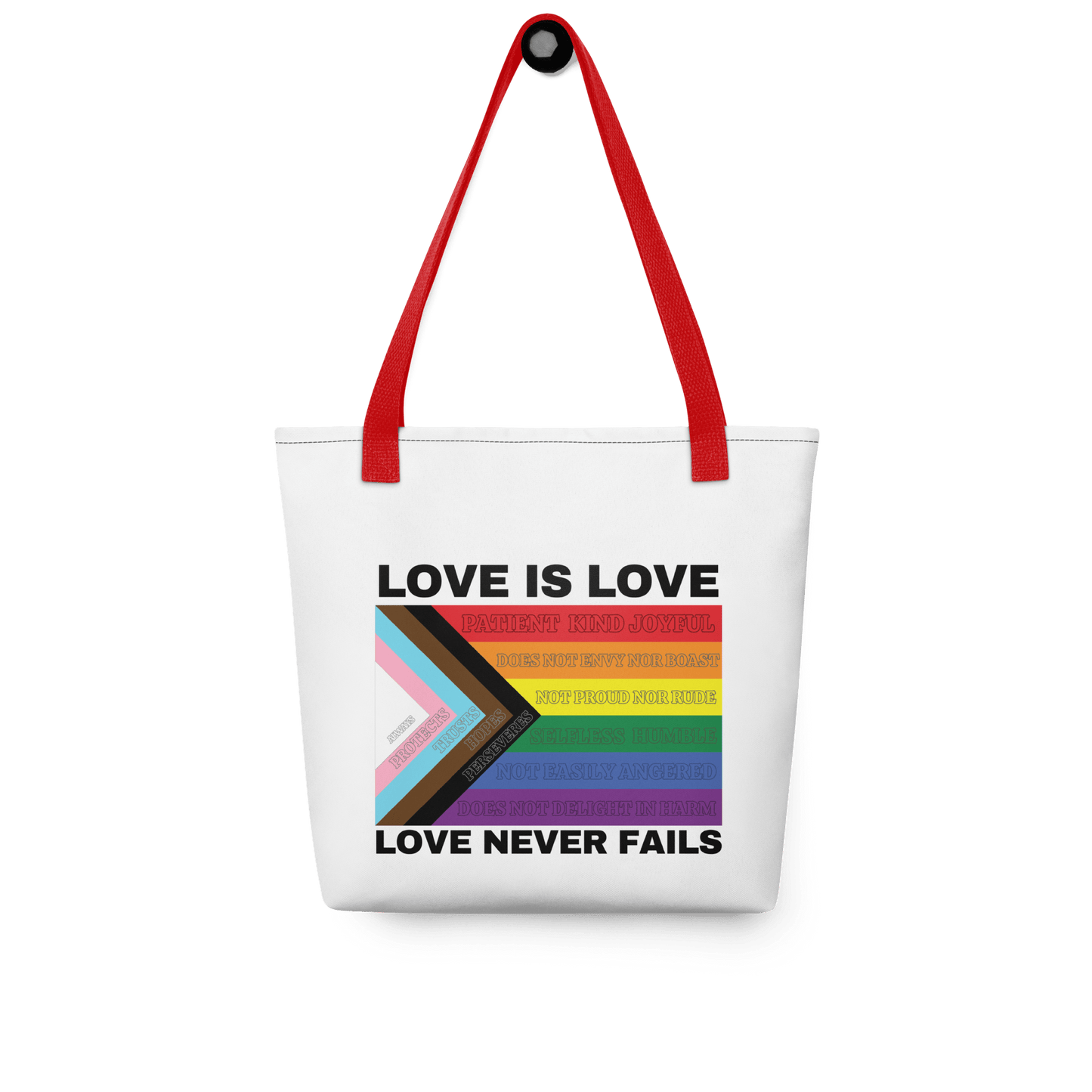 Love Never Fails Tote bag - FireflyBazaarTX