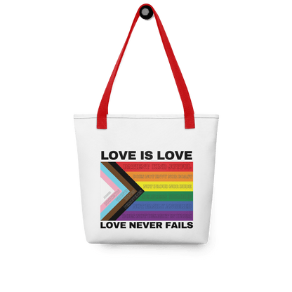 Love Never Fails Tote bag - FireflyBazaarTX