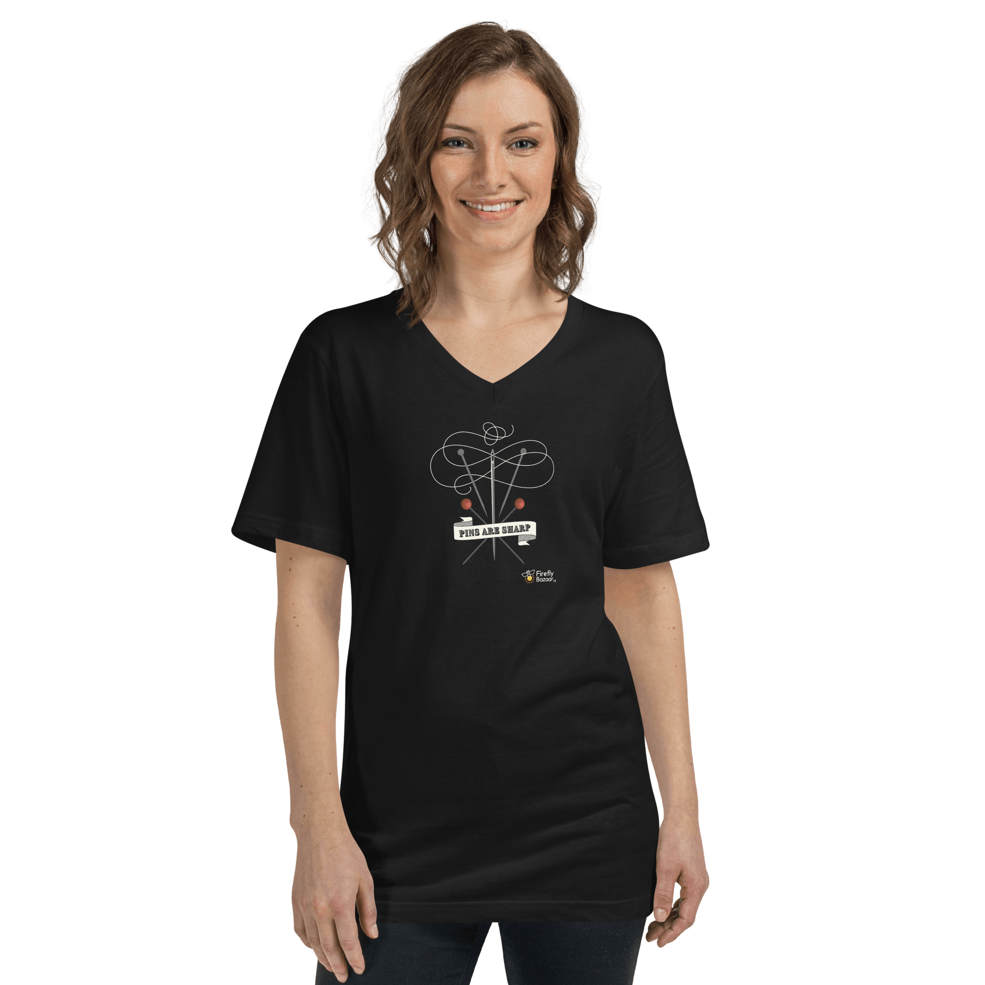Pins are Sharp Tee - FireflyBazaarTX