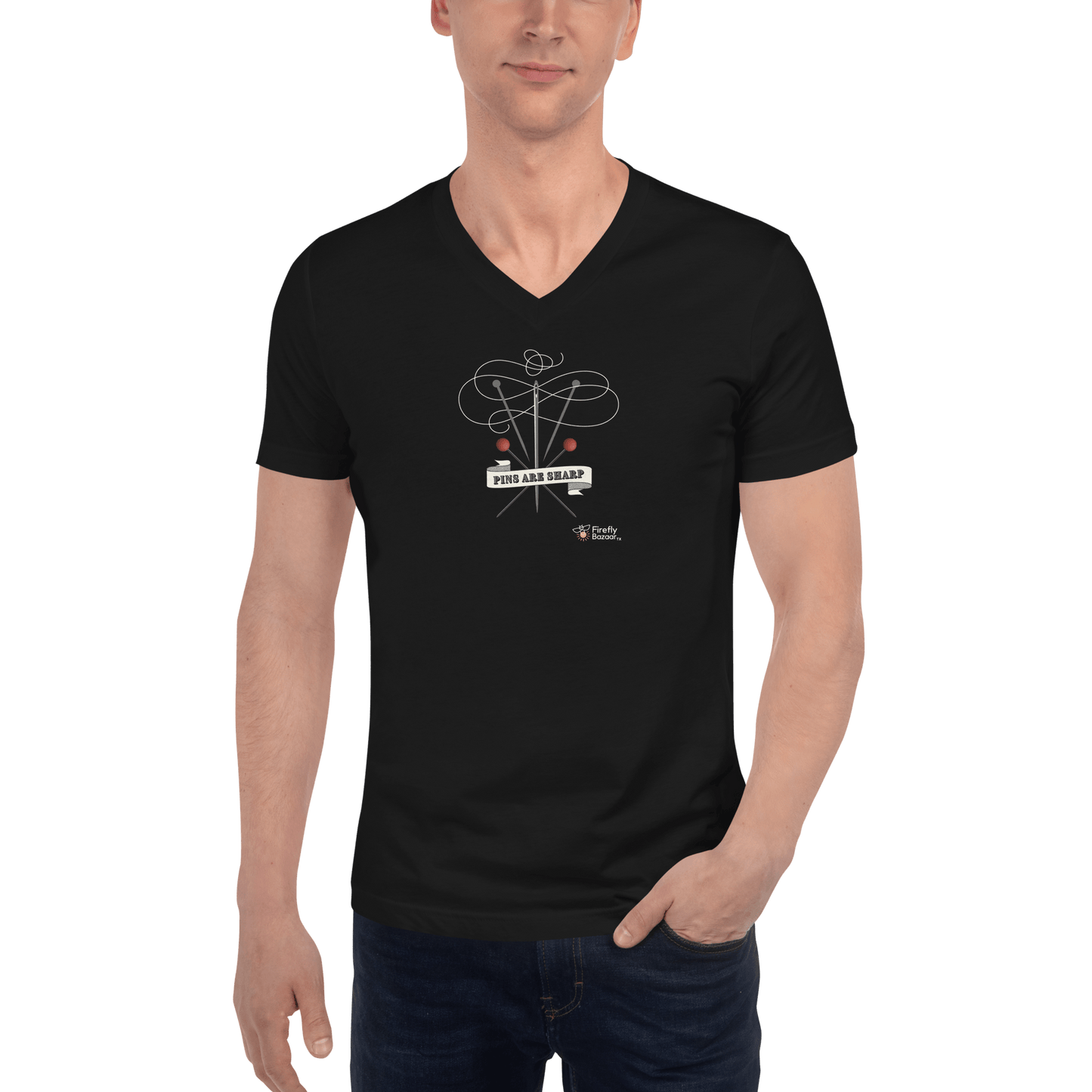 Pins are Sharp Tee - FireflyBazaarTX