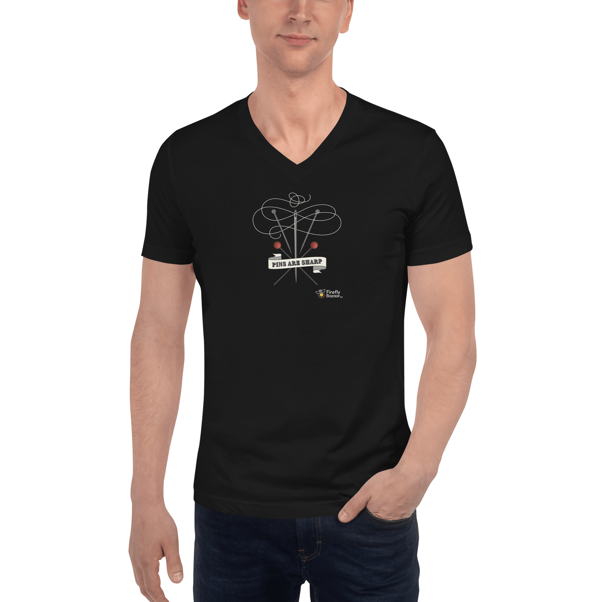 Pins are Sharp Tee - FireflyBazaarTX