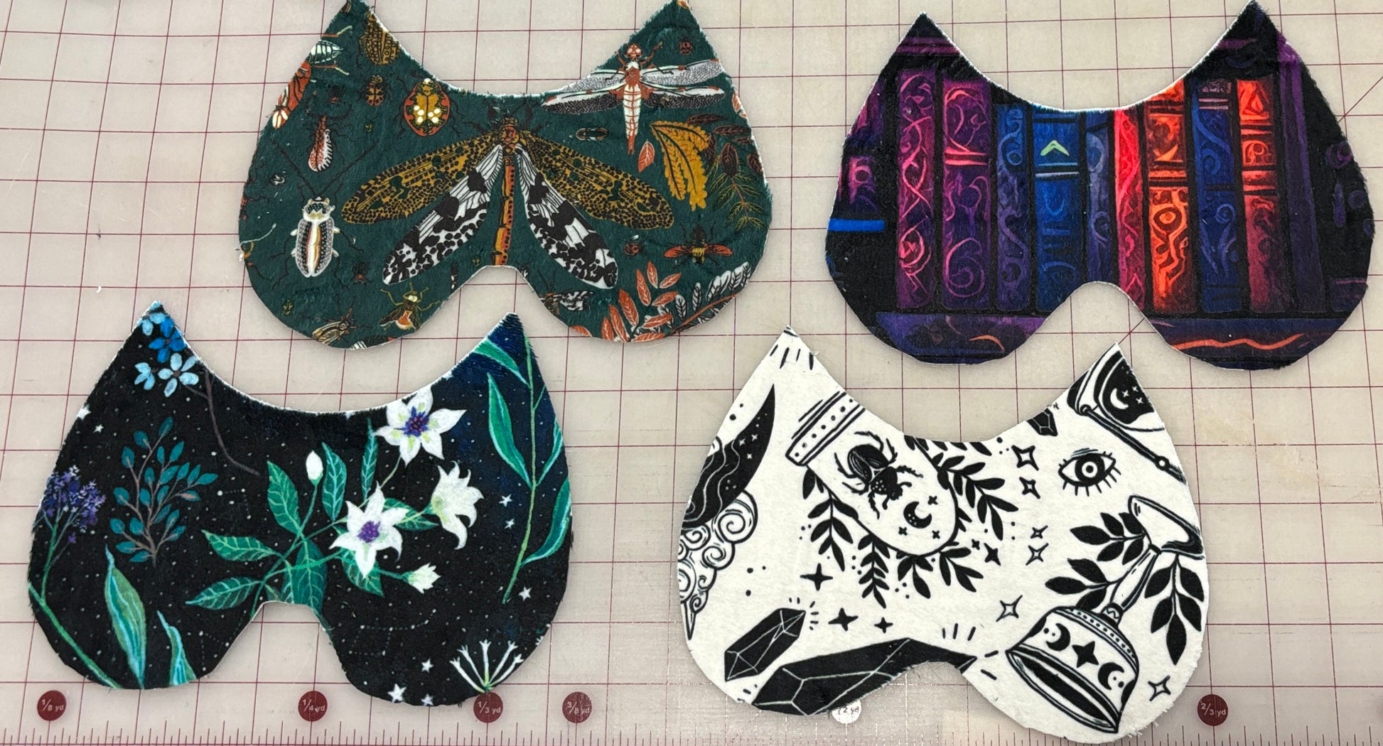 Ready - Made Cat Ear Sleep Mask - FireflyBazaarTX