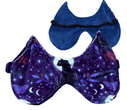 Ready - Made Cat Ear Sleep Mask - FireflyBazaarTX