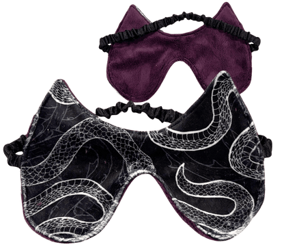 Ready - Made Cat Ear Sleep Mask - FireflyBazaarTX
