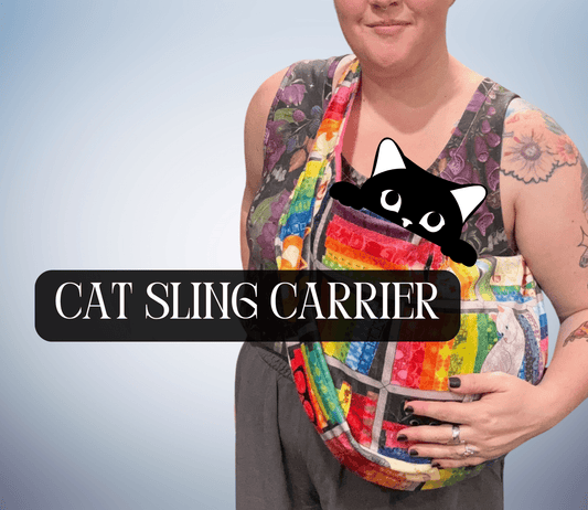 Ready - Made Cat Sling Carrier - FireflyBazaarTX