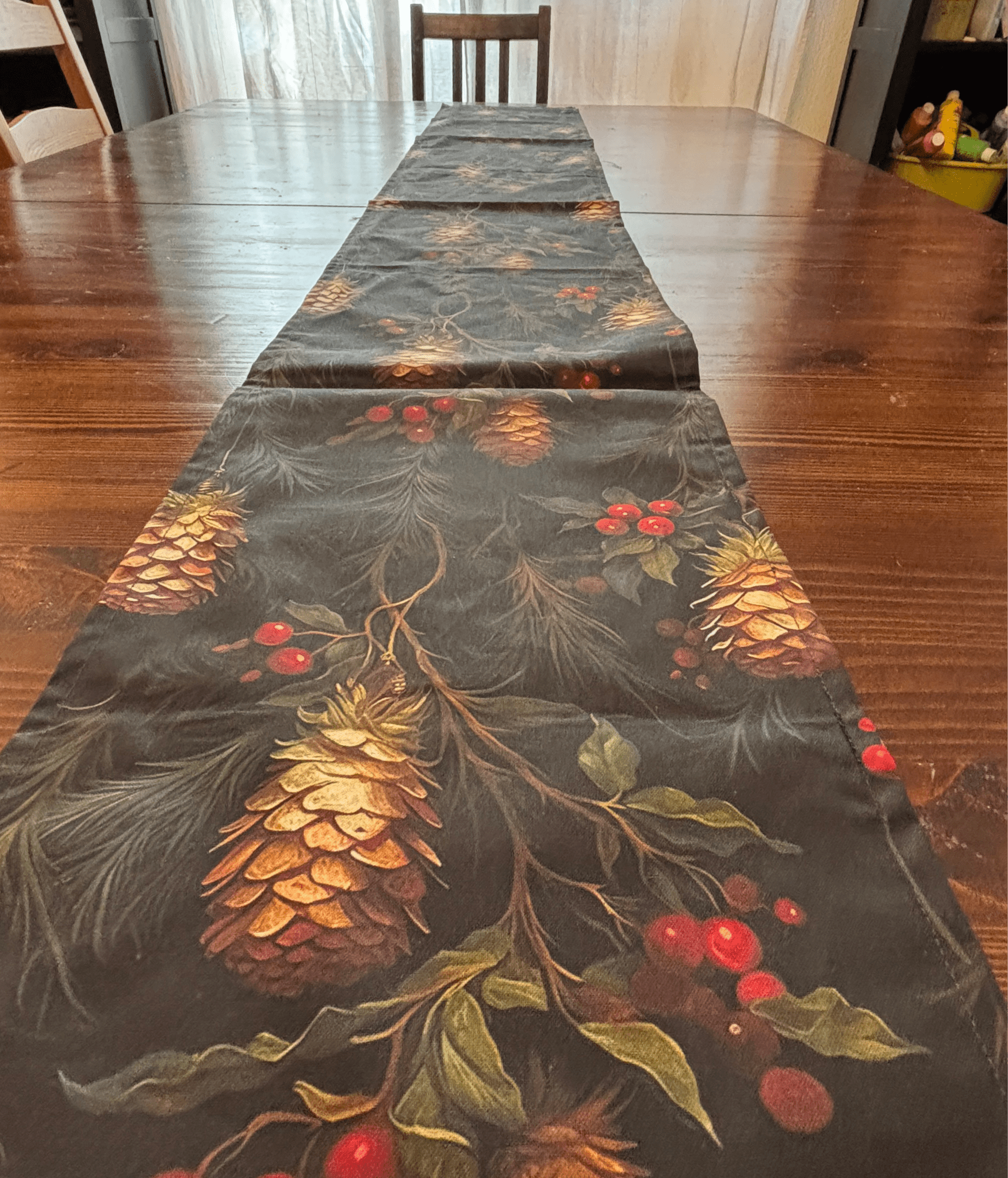 Ready - Made Cotton Table Runner - FireflyBazaarTX