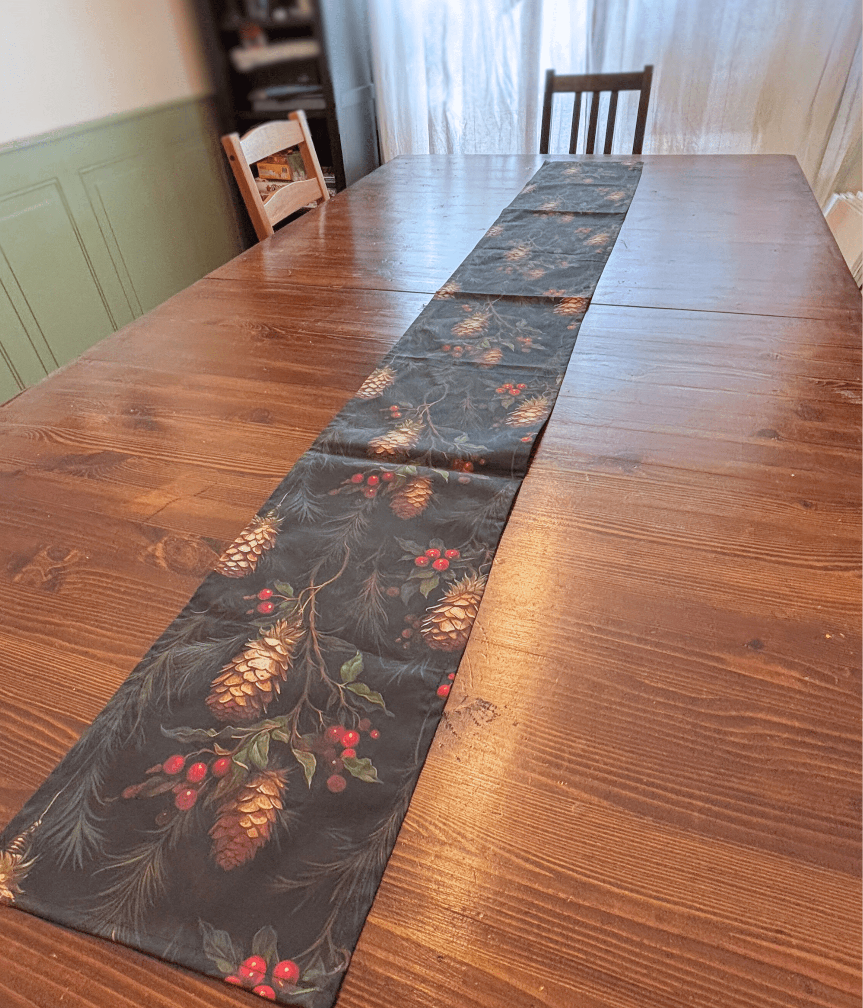 Ready - Made Cotton Table Runner - FireflyBazaarTX